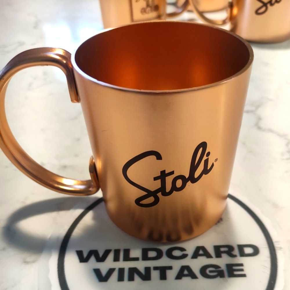 Stoli Vodka Metal Cup